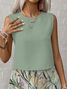 Women Floral Printing Two-Piece Set Daily Sleeveless Casual Summer Multi-Piece Set Matching Set