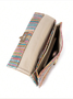Holiday Style Multi-compartment Metal Chain Flip Cover Twist Lock Straw Bag Shoulder Bag Chain Lock Women Bag