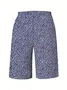 Women Floral Fifth Pants Pant Casual Summer Trousers
