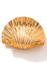 Real Gold Electroplated Headdress Large Shell Hairpin Niche Design Alloy Clip High-end Clip
