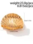 Real Gold Electroplated Headdress Large Shell Hairpin Niche Design Alloy Clip High-end Clip