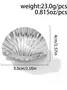 Real Gold Electroplated Headdress Large Shell Hairpin Niche Design Alloy Clip High-end Clip