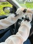 Outdoor Sun Protection Loose Sleeves For Women Anti-ultraviolet Arm Guards Summer Driving Mesh Gloves Thin Lace Ice Sleeves