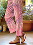 Women Abstract Long Pants Casual Spring/Fall Trousers