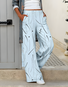 Women Striped Long Pants Vintage Spring/Fall Trousers