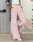 Women Striped Long Pants Vintage Spring/Fall Trousers