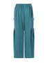 Women Plain Long Elastic Waist Pants Casual Spring/Fall Trousers