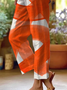 Women Abstract Long Pants Casual Spring/Fall Trousers