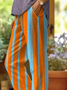 Women Striped Long Pants Casual Spring/Fall Trousers