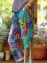 Women Abstract Long Pants Casual Spring/Fall Trousers