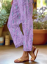 Women Abstract Long Pants Casual Spring/Fall Trousers