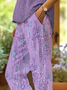 Women Abstract Long Pants Casual Spring/Fall Trousers