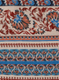 Women Floral Short Sleeve Summer Printing Dress V Neck Daily Vintage Maxi Tank A-Line Dress