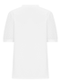 Women Polka Dots Short Sleeve Tee T-shirt V Neck Jacquard Casual Summer Top