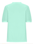 Women Polka Dots Short Sleeve Tee T-shirt V Neck Jacquard Casual Summer Top
