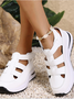 Casual Woven Hollow Thick-soled Wedge Heels Cross-border Summer Casual Sandals