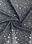 Women Floral Short Sleeve Summer Printing Dress Crew Neck Daily Casual Mini Tunic H-Line Dress