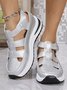 Casual Woven Hollow Thick-soled Wedge Heels Cross-border Summer Casual Sandals