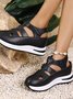Casual Woven Hollow Thick-soled Wedge Heels Cross-border Summer Casual Sandals