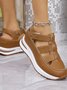 Casual Woven Hollow Thick-soled Wedge Heels Cross-border Summer Casual Sandals