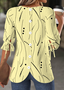 Women Striped Half Sleeve Shirt Summer Crew Neck Daily Casual Top