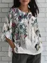 Women's Half Sleeve Tee T-shirt Summer 3D Printing Crew Neck Vintage Top