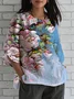 Women's Half Sleeve Tee T-shirt Summer 3D Printing Crew Neck Vintage Top