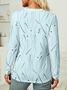 Women Striped Long Sleeve Tee T-shirt Crew Neck Casual Spring/Fall Top