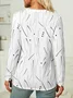 Women Striped Long Sleeve Tee T-shirt Crew Neck Casual Spring/Fall Top