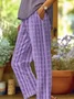 Women Geometric Long Pants Casual Spring/Fall Trousers