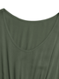 Women Plain Sleeveless Summer Split Joint Dress V Neck Daily Vintage Maxi Tank A-Line Dress