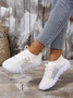 Spring And Autumn Flyknit Breathable Non-slip Lightweight Mesh Sports Shoes