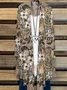 Women Floral Spring/Fall Cover-up Casual Lightweight Cardigan