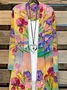 Women Floral Spring/Fall Cover-up Casual Lightweight Cardigan