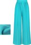 Women Plain Long Elastic Waist Pants Casual Spring/Fall Trousers