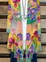 Women Floral Spring/Fall Cover-up Casual Lightweight Cardigan