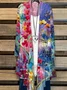 Women Floral Spring/Fall Cover-up Casual Lightweight Cardigan