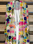 Women Floral Spring/Fall Cover-up Casual Lightweight Cardigan