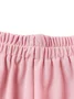 Women Plain Long Elastic Waist Pants Casual Spring/Fall Trousers