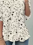 Women Floral Long Sleeve Tee T-shirt Crew Neck Printing Casual Spring/Fall Tunic Top