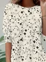 Women Floral Long Sleeve Tee T-shirt Crew Neck Printing Casual Spring/Fall Tunic Top