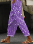 Women Striped Long Pants Casual Spring/Fall Trousers