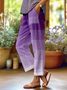 Women Abstract Long Pants Casual Spring/Fall Trousers