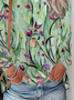Women Floral Long Sleeve Tee T-shirt Crew Neck Printing Casual Spring/Fall Graphic Tee Top