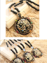 New Color Shell Cat's Eye Stone Long Korean Sweater Chain Accessories Retro Necklace