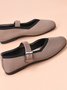 Hot Sale Women's Breathable Mesh Flying Woven Square Toe Casual Breathable Light Cloth Lining Flat Shoes