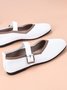 Hot Sale Women's Breathable Mesh Flying Woven Square Toe Casual Breathable Light Cloth Lining Flat Shoes