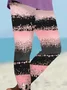 Women Abstract Casual All Season Printing Long Leggings