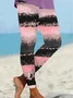 Women Abstract Casual All Season Printing Long Leggings