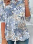 Women Floral Long Sleeve Tee T-shirt Crew Neck Printing Casual Spring/Fall Graphic Tee Top